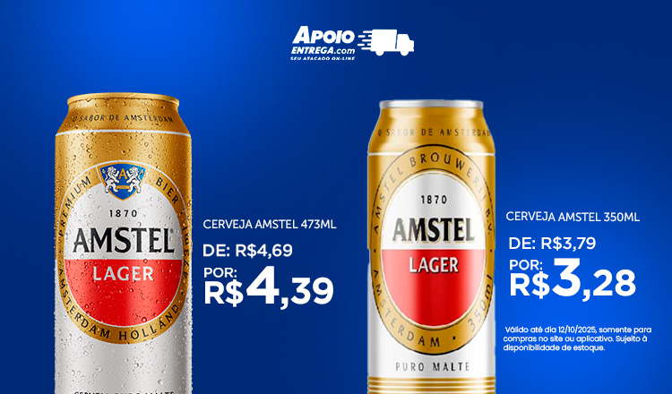 Cerveja Amstel 473ml 12/10